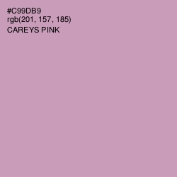 #C99DB9 - Careys Pink Color Image